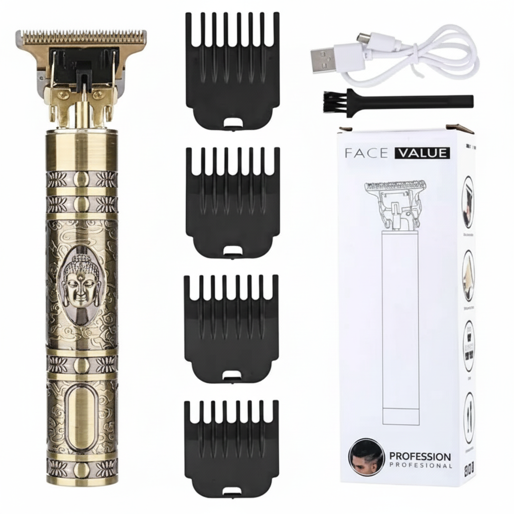 T9 Professional Hair Trimmer – Zero Gap Beard & Hair Clipper